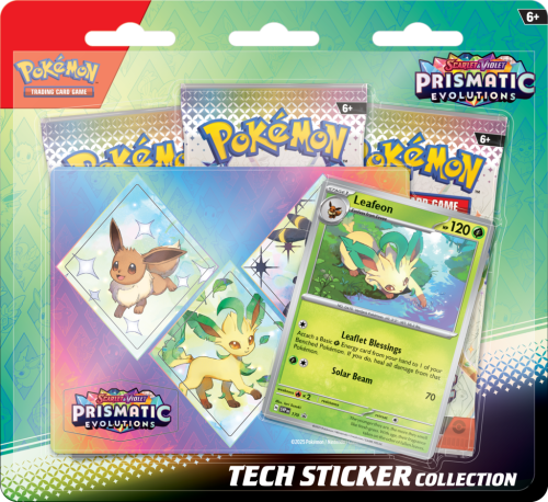 Przejdź do produktu Pokémon TCG: Scarlet & Violet -Prismatic Evolutions - Tech Sticker - Leafeon