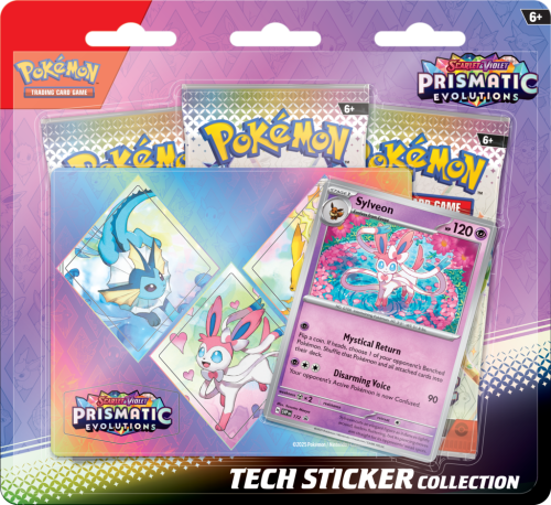 Przejdź do produktu Pokémon TCG: Scarlet & Violet -Prismatic Evolutions - Tech Sticker - Sylveon