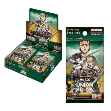 Attack on Titan Vol. 2 Booster Box Union Arena japońska edycja karty TCG