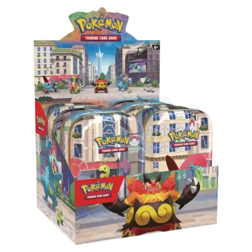 Przejdź do produktu Pokémon TCG: Lumiose City Min Tin Display 