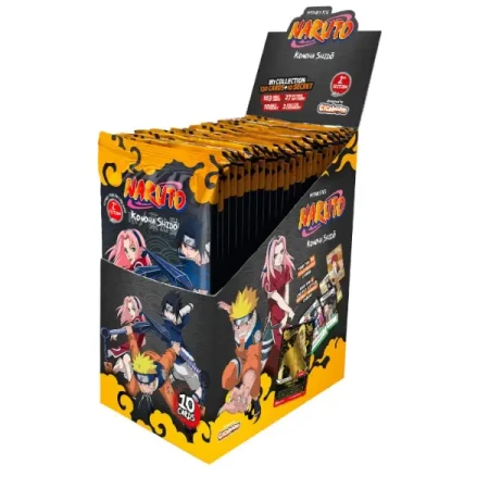 Naruto Mythos TCG Konoha Shidō Booster Box 2nd Edition English – pudełko z 24 boosterami, karty Naruto kolekcjonerskie Cicaboom