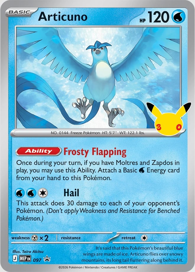 30th Celebration Zapdos promo