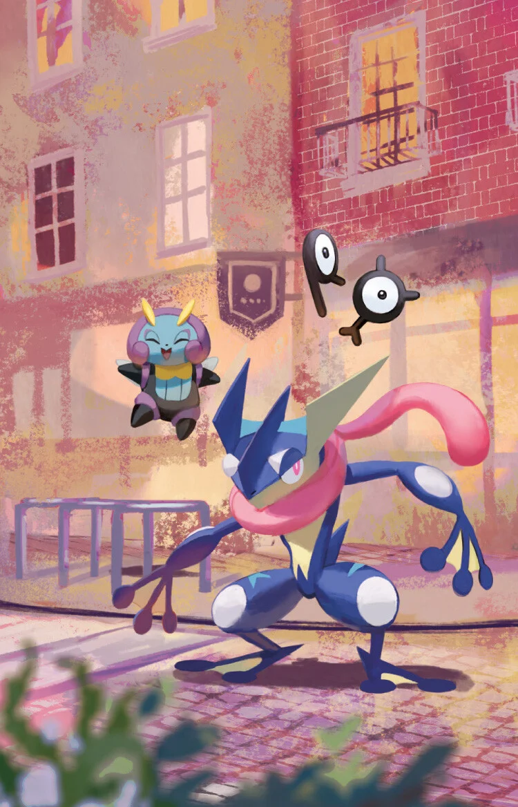 Mini Tin art card Greninja