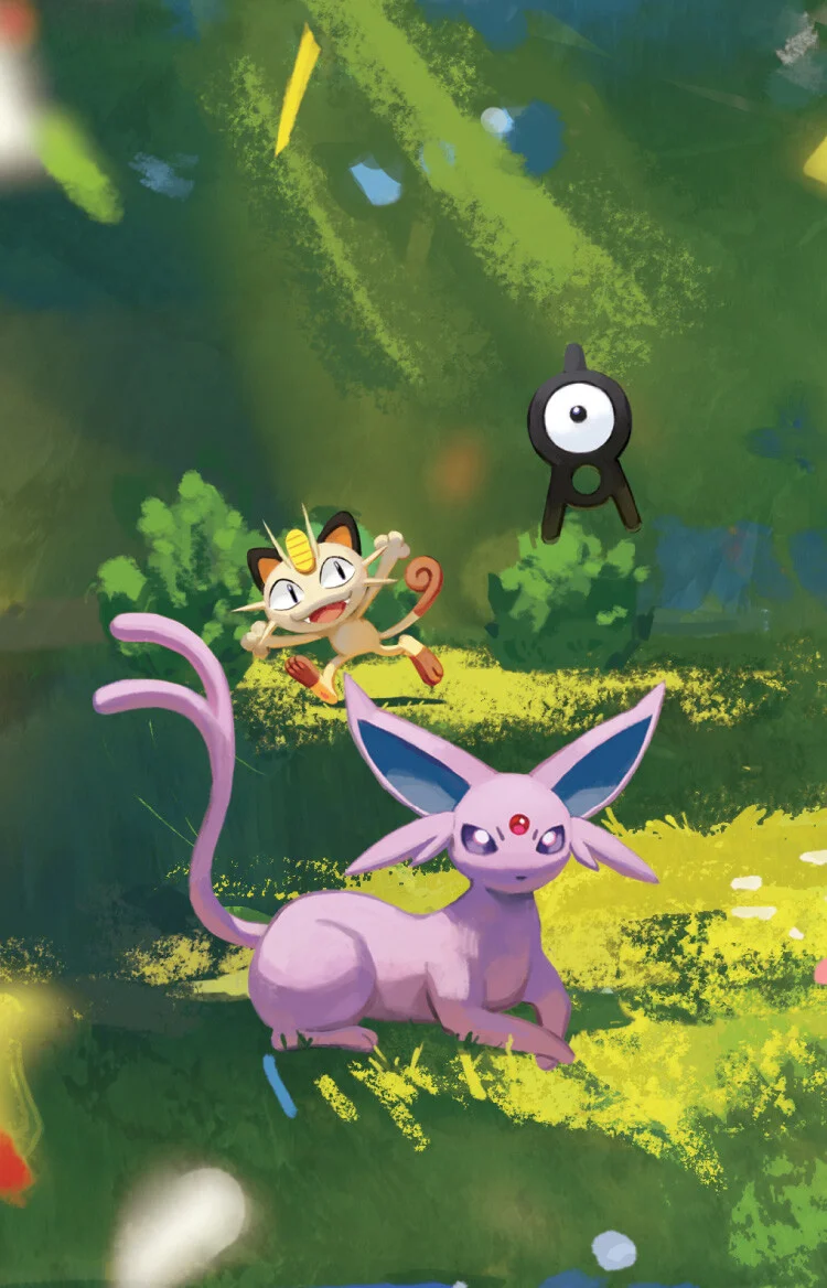 Mini Tin art card Espeon
