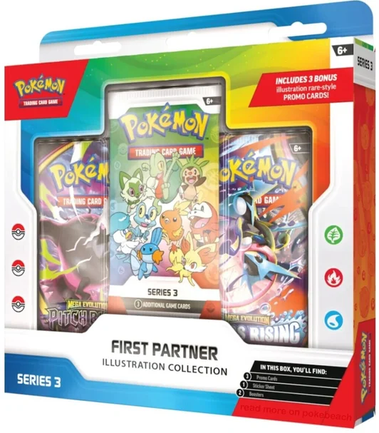 First Partner Illustration Collection Series 3 packaging Pokemon TCG