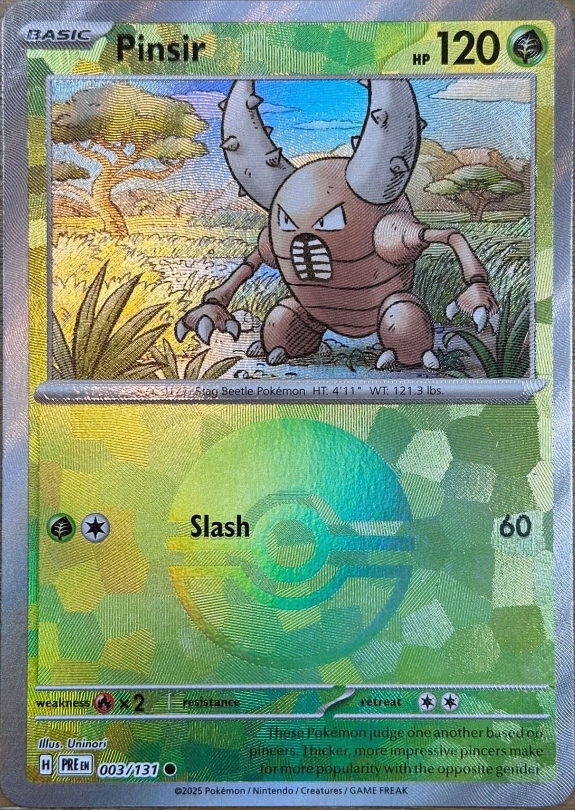 Poke Ball Reverse Holo Prismatic Evolutions