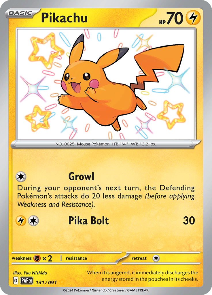 Shiny Rare Pokemon TCG Paldean Fates